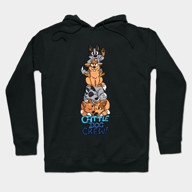 Cattle Dog Crew Hoodie by niknikando